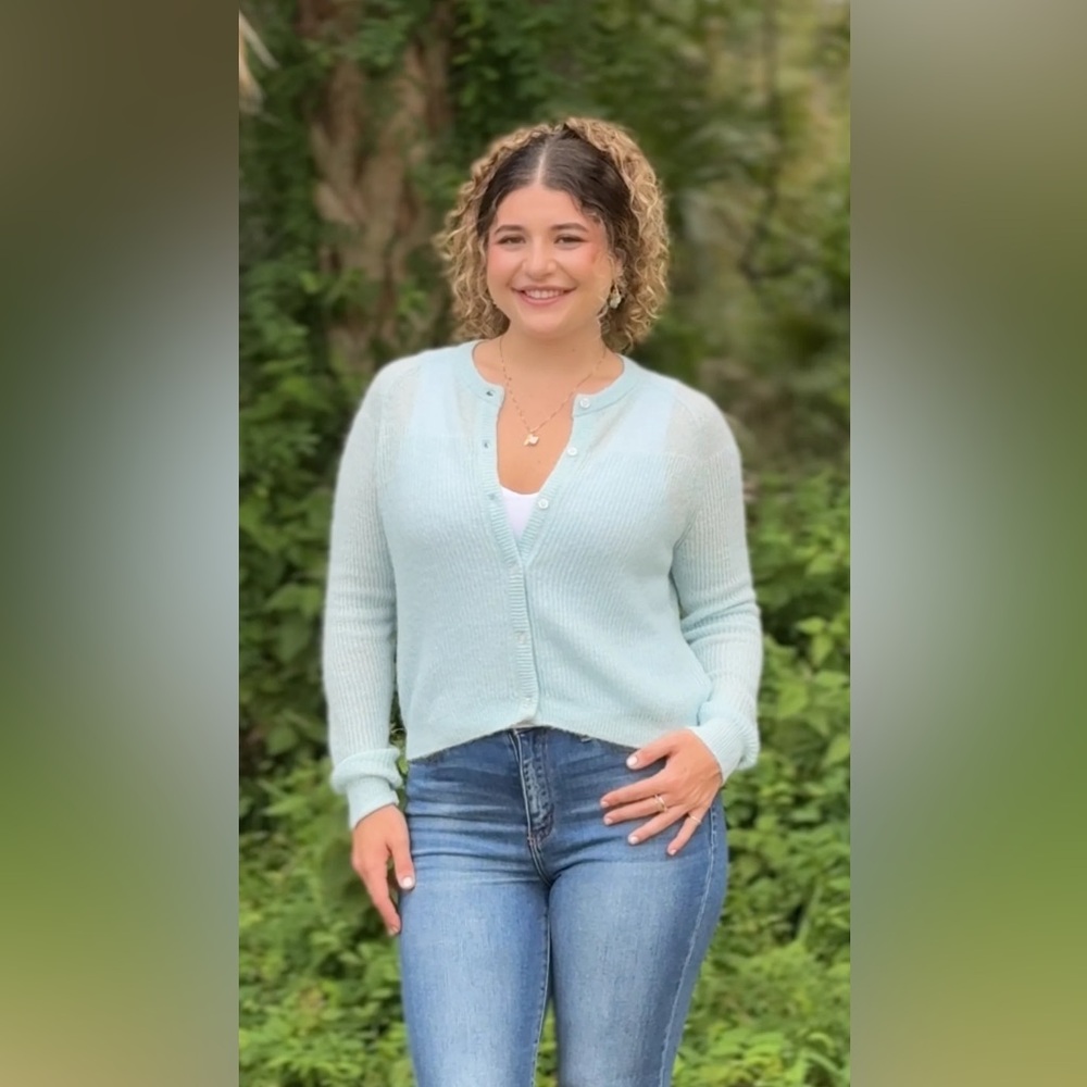 Sky Mist Cardigan Sweater